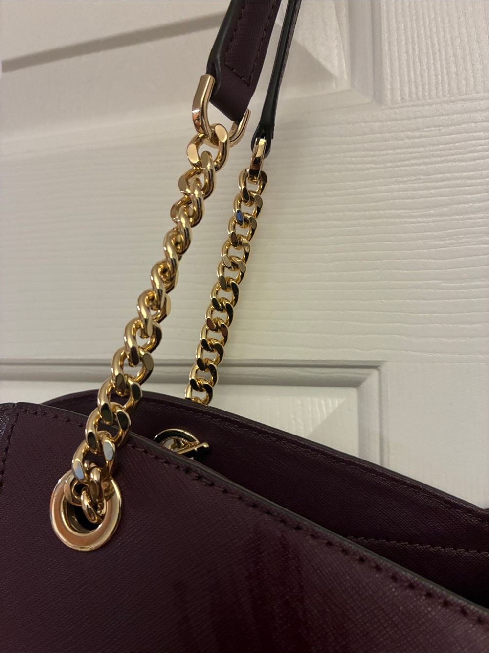 Michael Kors Burgundy/Merlot Signature Tote - Picture 6 of 12
